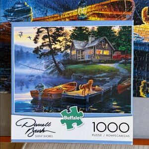 Buffalo David Bitton Lakeside Cabin Puzzle - 1000 pieces